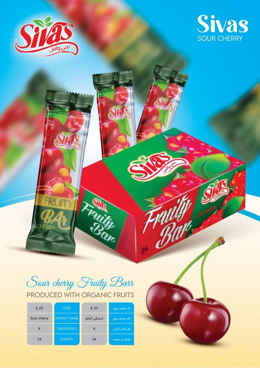 لواشک استیکی آلبالو