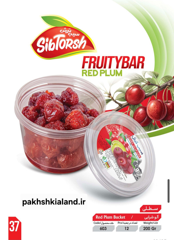 آلوچه سطلی ۲۰۰ گرمی سیب ترش ۱۲ عددی